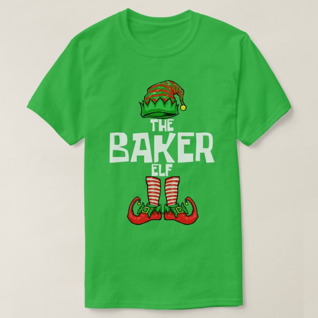 Camiseta Natal Baker Elf (Frente do Design)