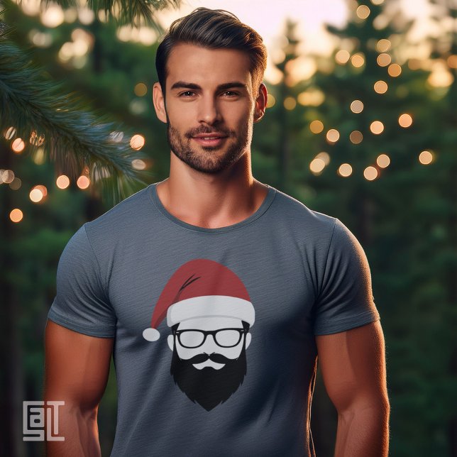Camiseta Natal Big Nick Santa Clássico (Criador carregado)