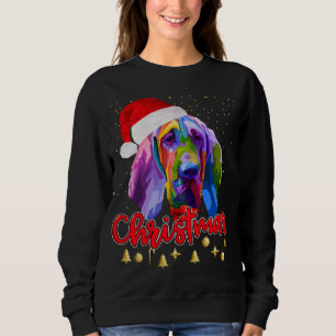 Camiseta Natal Bloodhound Pop Art Natal Pajama