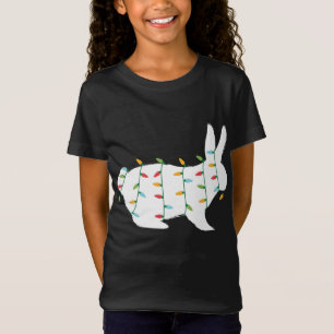 Camiseta Natal bonito para as luzes de Natal Amante de os a