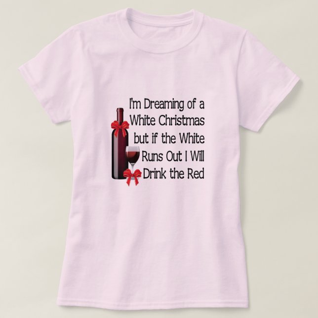 Camiseta Natal branco (Frente do Design)