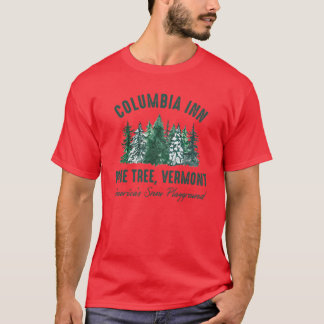 Camiseta Natal Branco Filme Cinema Columbia Inn Pineree Ve