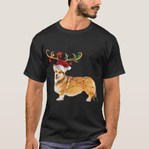 Camiseta Natal Cachorro Cachorro Noite Noel Hat