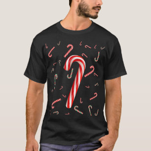 Camiseta Natal Candy Cane Papai Noel Hat Xmas Holiday Boys