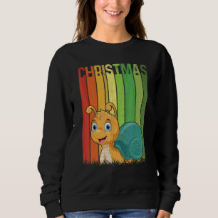 Camiseta Natal Caracol Retro Fofo Grupo Combinando Xmas Fes