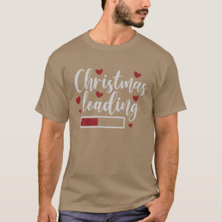 Camiseta Natal Carregando Natal Época Avançada