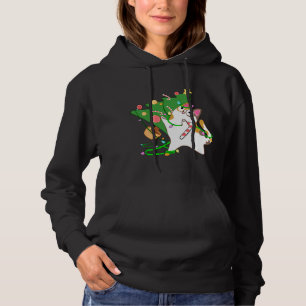 Camiseta Natal Cat Calico derrubou gatinho de árvore do xma