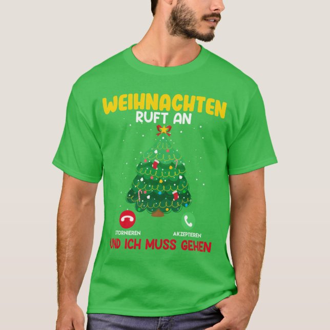 Camiseta Natal chama Christmasree na vintage da linha (Frente)