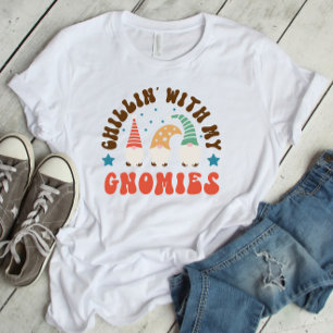 Camiseta Natal Chillin Com Meus Gnomos
