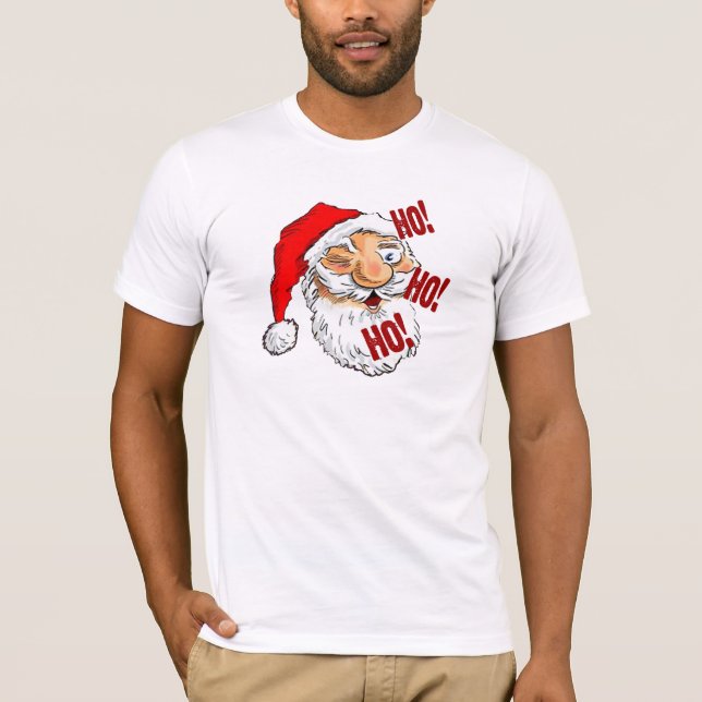 Camiseta Natal clássico de Papai Noel (Frente)