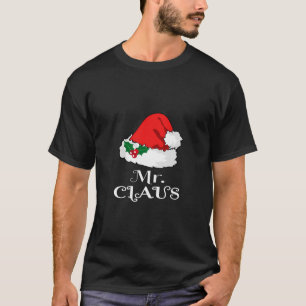 Camiseta Natal Claus Matching Pajama Mens Santa Hat