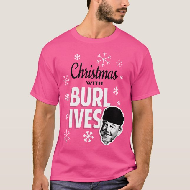 Camiseta Natal Com Burl Ives (Frente)