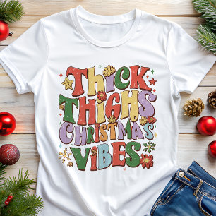 Camiseta Natal com Coisas Boas em Pernas Grossas Roupa de N