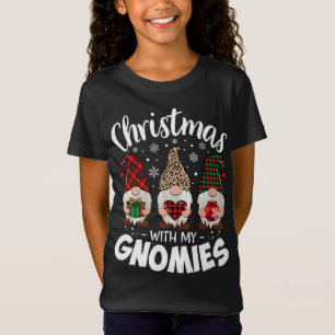 Camiseta Natal Com Meu Professor Gnomie Leopard Gnomie Buf