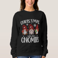 Natal Com Meus Gnomos Búfala Xadrez Vermelho Gnome