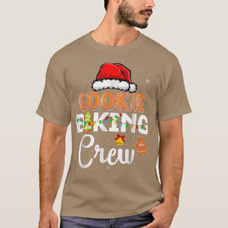 Camiseta Natal Cookie Baking Crew Família Natal Holi