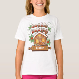 Camiseta Natal Cookie Baking Gingerbird House -