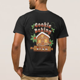 Camiseta Natal Cookie Baking Gingerbird House -