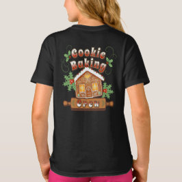 Camiseta Natal Cookie Baking Gingerbird House -