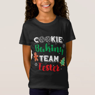 Camiseta Natal Cookie Baking Team Tester Baker Gingerbr