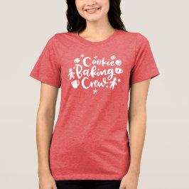 Camiseta Natal Cookie Crew Holiday Baking T Shirt