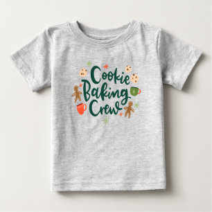 Camiseta Natal Cookie Crew Holiday Baking T Shirt