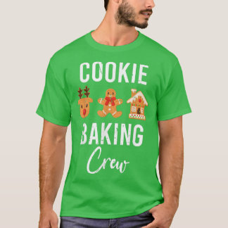 Camiseta Natal Cookie Fazendo Tripulação Pajama Gingerpão C