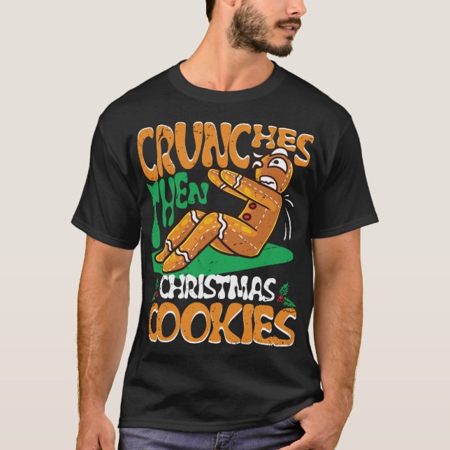 Camiseta Natal Cookies Gingercake Man Gym Workout (Frente)