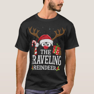 Camiseta Natal Correspondendo À Família De Rebeldes Viajant