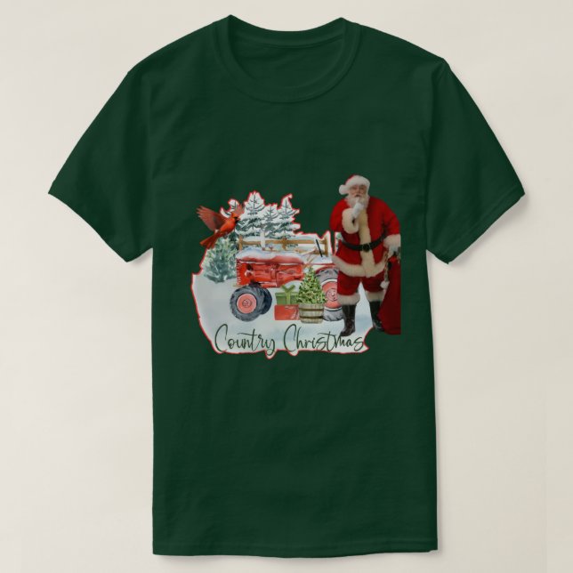 Camiseta Natal Country 2 (Frente do Design)