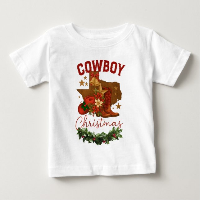 Camiseta Natal Cowboy (Frente)