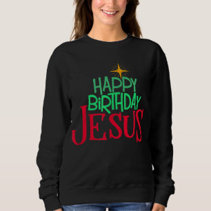 Camiseta Natal Cristão FELIZ ANIVERSÁRIO Mulheres JESUS Hom