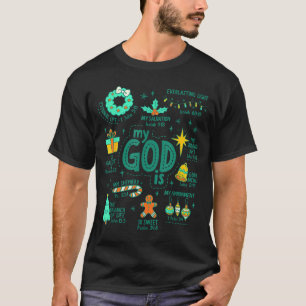 Camiseta Natal Cristão Meu Deus é Jesus é a Razão