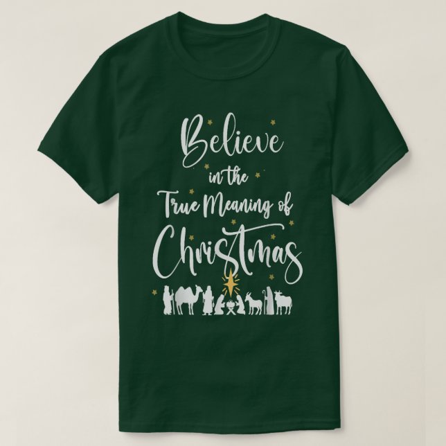 Camiseta Natal Cristão Natividade Jesus (Frente do Design)