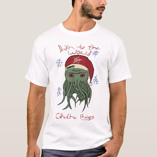 Camiseta Natal Cthulhu1168png1168 (Frente)