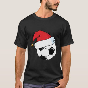 Camiseta Natal da Bola de Futebol do Papai Noel