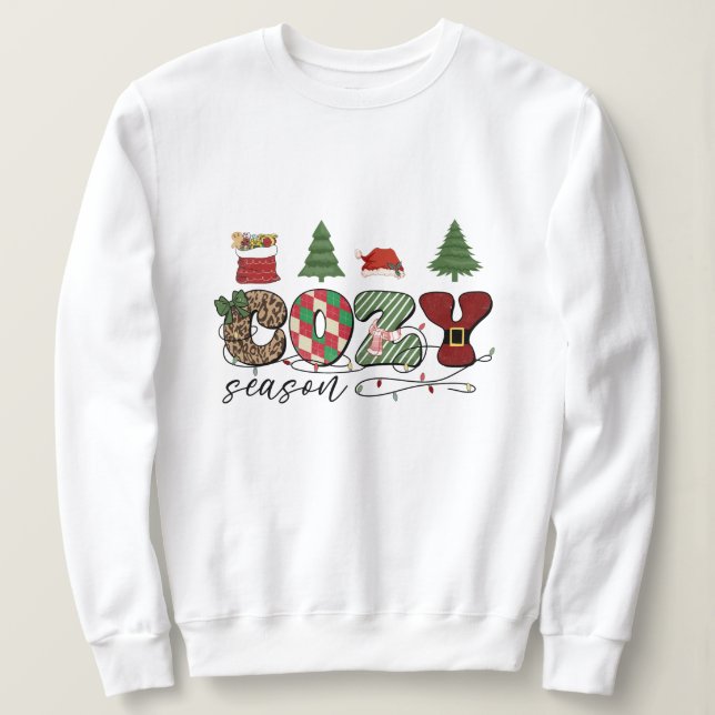 Camiseta Natal da época das cozinhas (Frente do Design)