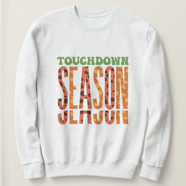Camiseta Natal da época do touchdown (Frente do Design)