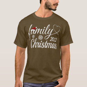 Camiseta Natal da família 2022 Premium