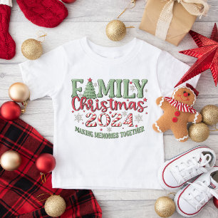 Camiseta Natal da família 2024