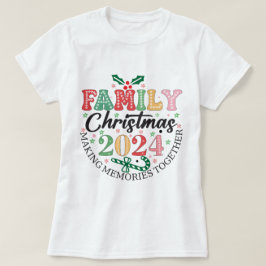 Camiseta Natal da família 2024