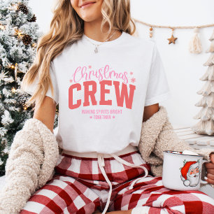 Camiseta Natal da Família Correspondente