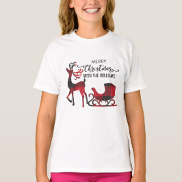 Camiseta Natal da Família Correspondente | Moderno Personal