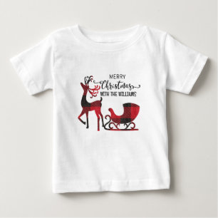 Camiseta Natal da Família Correspondente   Moderno Personal