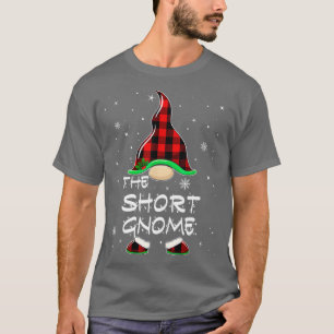 Camiseta Natal Da Família Da Xadrez Búfalo Curta