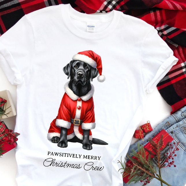 Camiseta Natal da família de Papais noeis Cachorros Bons do (Criador carregado)