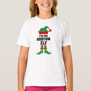 Camiseta Natal da família de Papais noeis personalizados