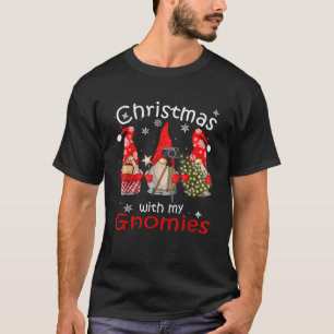 Camiseta Natal da Família Gnome para Mulheres Homens Gnomie