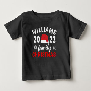 Camiseta Natal da família personalizada 2022