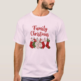 Camiseta Natal da Família Personalizada 2025 - Adicionar se